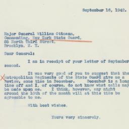 Letter: 1942 September 16