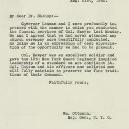 Letter: 1942 August 21