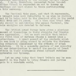 Memorandum: 1941 September 9