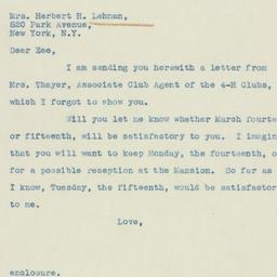 Letter: 1938 February 21