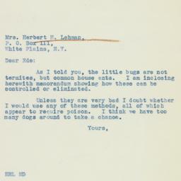 Letter: 1938 July 13