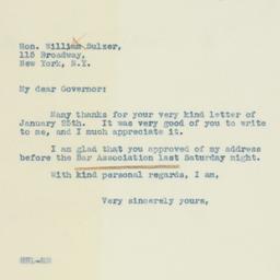 Letter: 1938 January 26