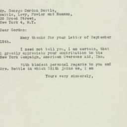Letter: 1948 September 16