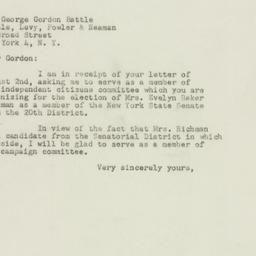Letter: 1948 August 6