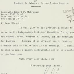 Letter: 1946 October 10