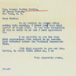 Letter: 1941 March 11