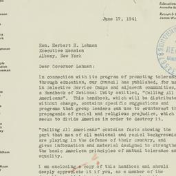 Letter: 1941 June 17