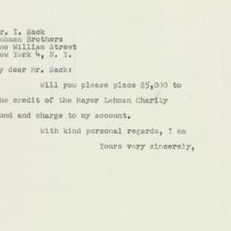 Letter: 1952 March 19