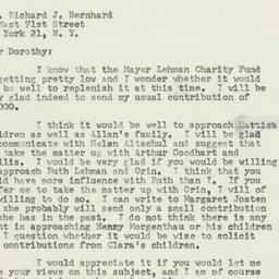 Letter: 1954 January 21