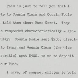 Letter: 1953 January 19