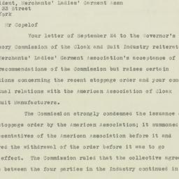 Letter: 1925 October 1