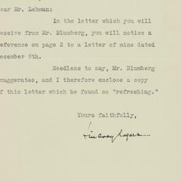 Letter: 1925 December 17