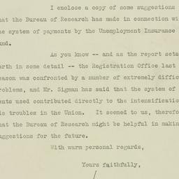Letter: 1925 October 21