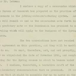 Letter: 1925 November 19