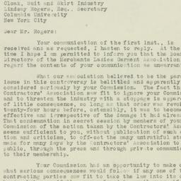 Letter: 1925 October 3
