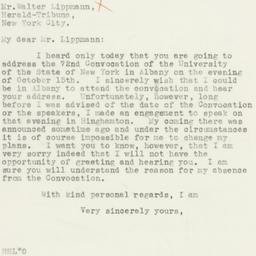 Letter: 1936 October 8