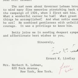 Letter: 1963 December 10
