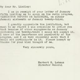 Letter: 1944 January 10