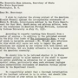 Manuscript: 1951 July 27