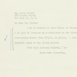 Letter: 1951 January 18