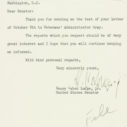 Letter: 1951 October 10
