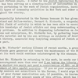 Letter: 1950 November 17