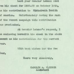 Letter: 1950 December 27