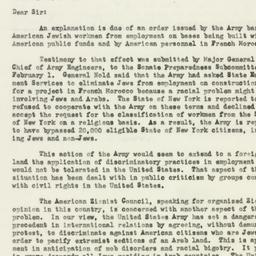 Letter: 1952 February 12
