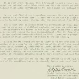 Administrative Record: 1933...