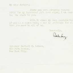 Letter: 1947 May 2
