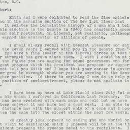 Letter: 1963 August 31