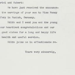 Letter: 1963 September 6
