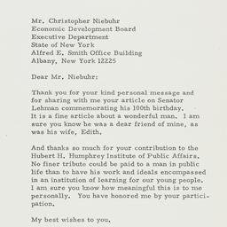 Letter: 1978 January 10