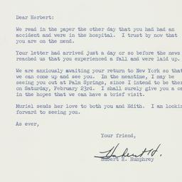 Letter: 1963 February 16