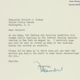 Letter: 1954 August 11