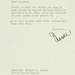 Letter: 1950 August 30