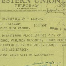 Telegram: 1955 March 1