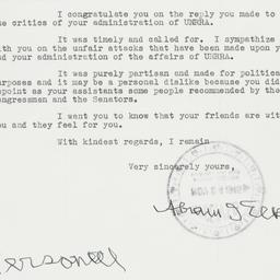 Letter: 1945 November 21