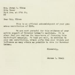 Letter: 1949 October 28