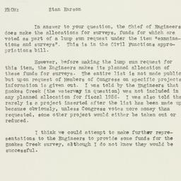 Memorandum: 1955 March 10