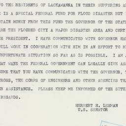 Telegram: 1955 March 1