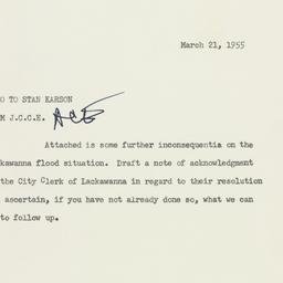 Memorandum: 1955 March 21