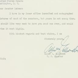 Letter: 1950 October 21