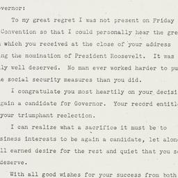 Letter: 1936 July 2