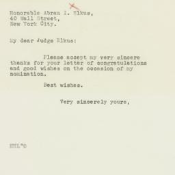 Letter: 1936 October 7