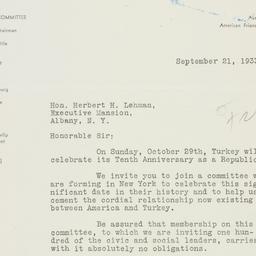 Letter: 1933 September 21