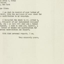 Letter: 1946 October 4
