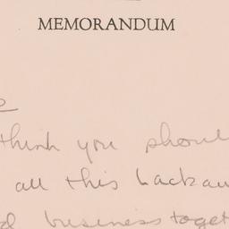 Memorandum: n.d.
