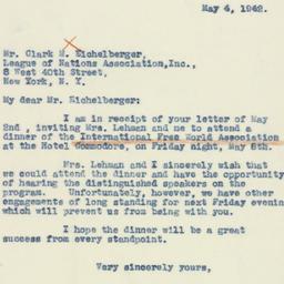 Letter: 1942 May 4