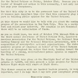 Letter: 1948 October 6